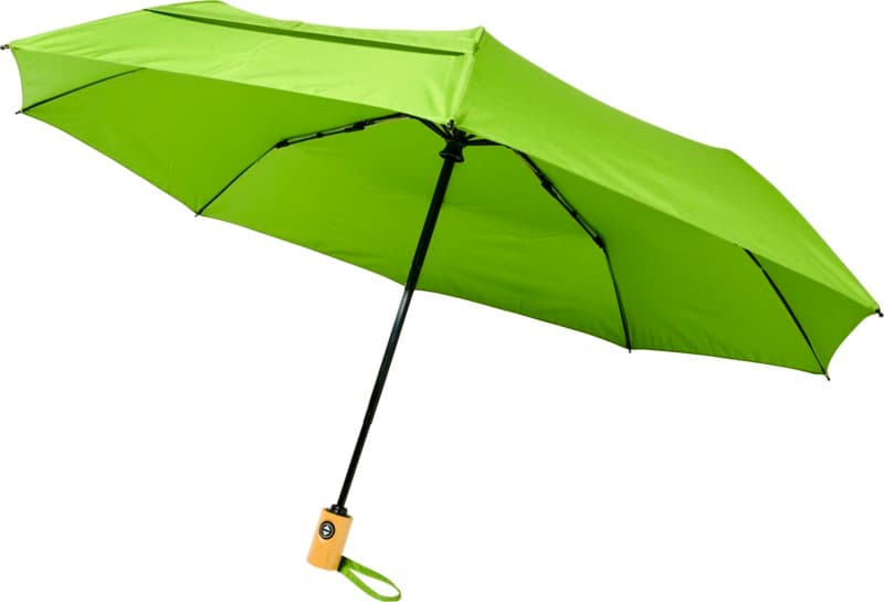 Bo 21" foldable auto open/close recycled PET umbrella 29