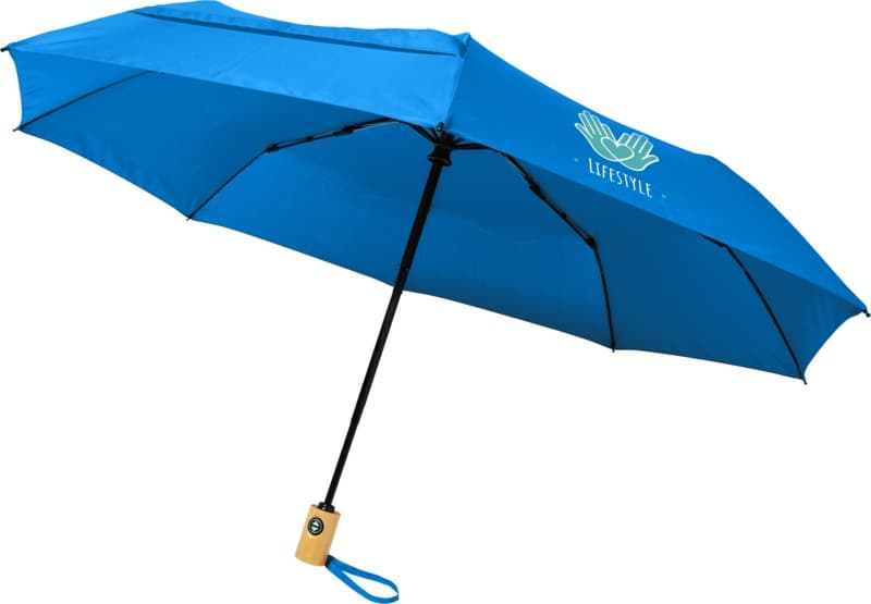 Bo 21" foldable auto open/close recycled PET umbrella 41