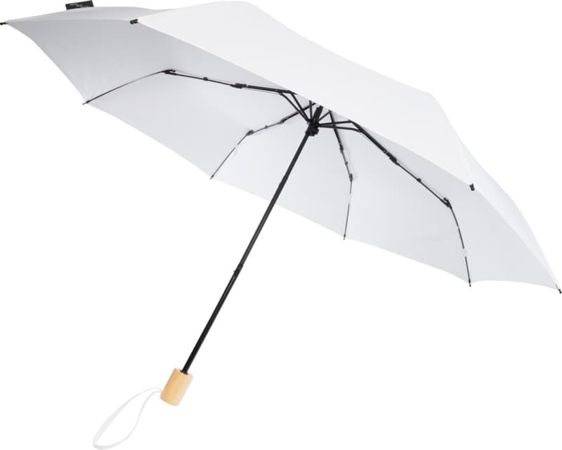 Birgit 21'' foldable windproof recycled PET umbrella