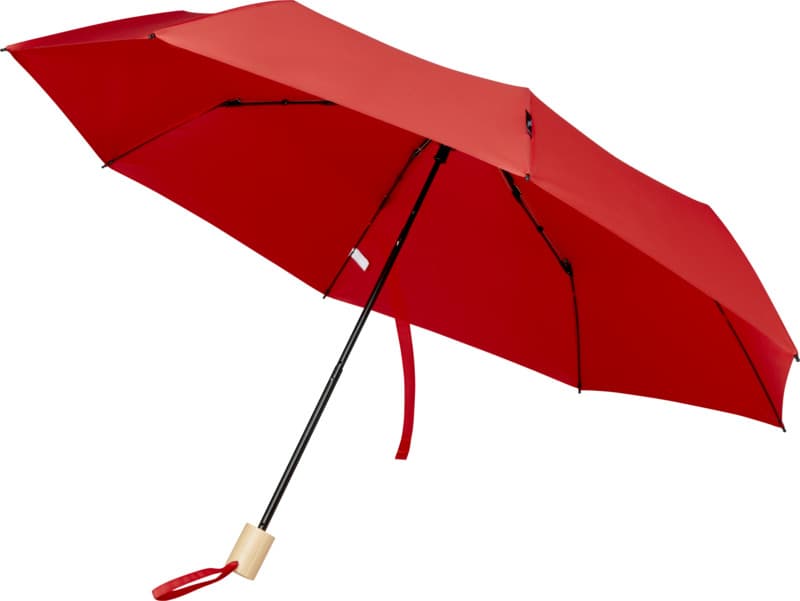 Birgit 21'' foldable windproof recycled PET umbrella 8