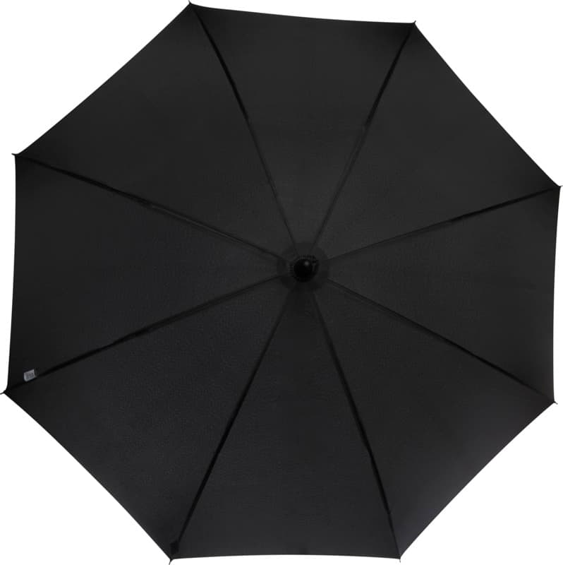 Fontana 23" auto open umbrella with carbon look and crooked handle 2