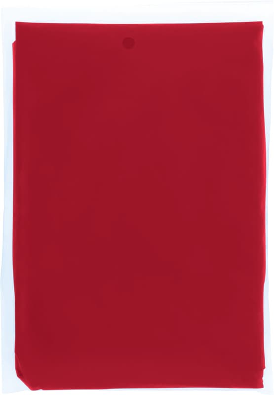 Mayan recycled plastic disposable rain poncho with storage pouch 12