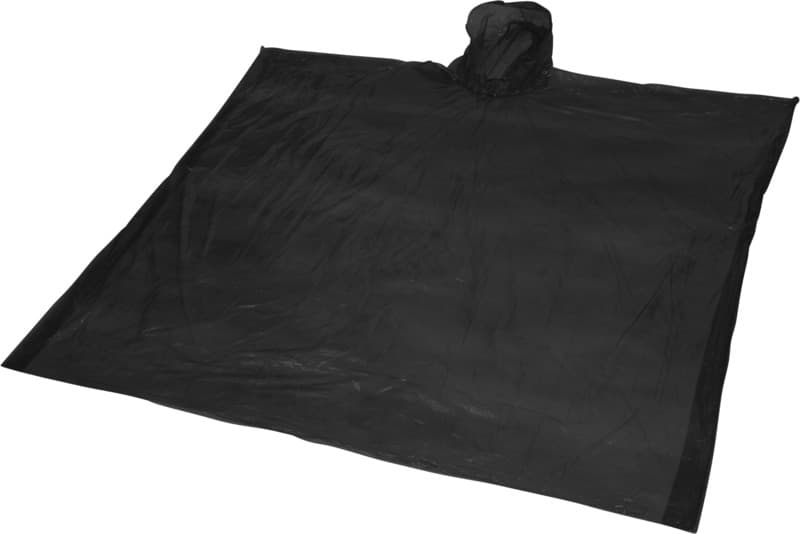 Mayan recycled plastic disposable rain poncho with storage pouch 26