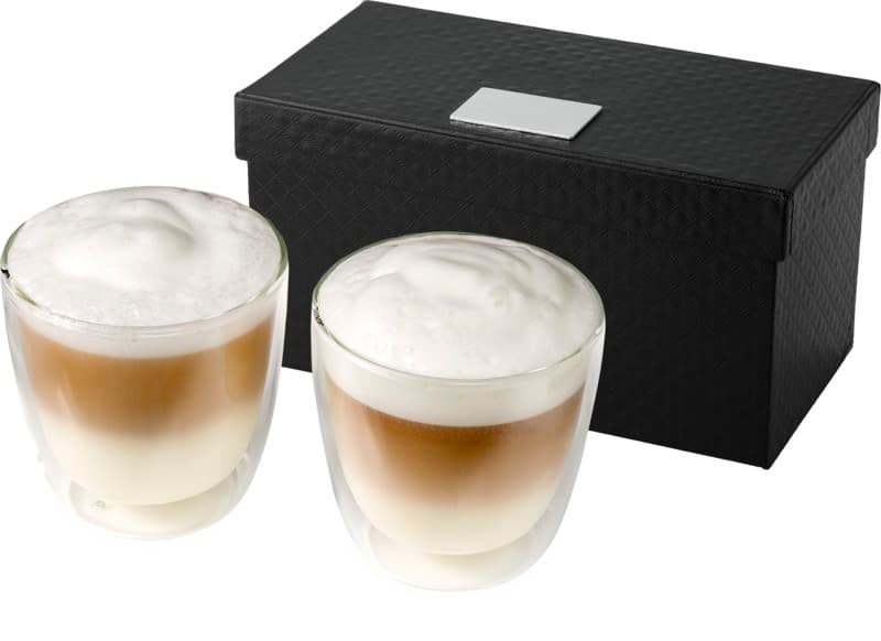 Boda 2-piece glass coffee cup set 1