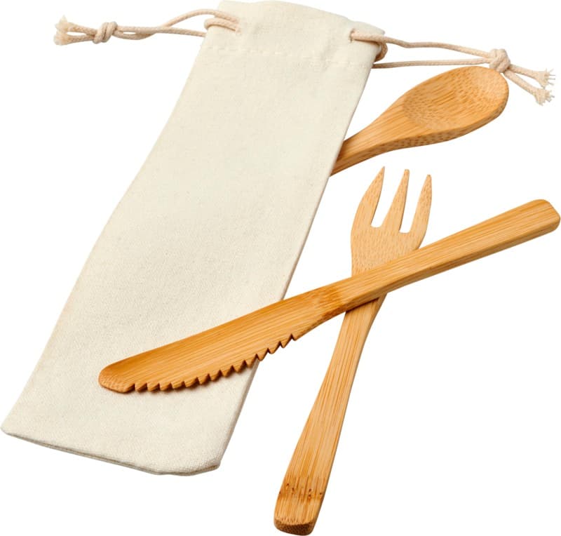 Celuk bamboo cutlery set 1