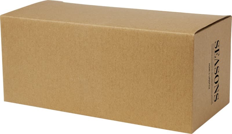 Manti 2-piece 250 ml double-wall glass cup with bamboo coaster  7