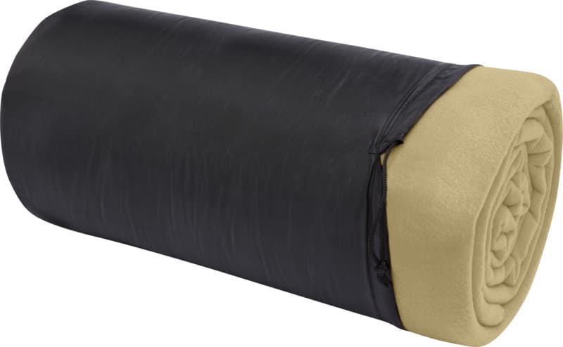 Huggy fleece plaid blanket with carry pouch 220x250 cm 1