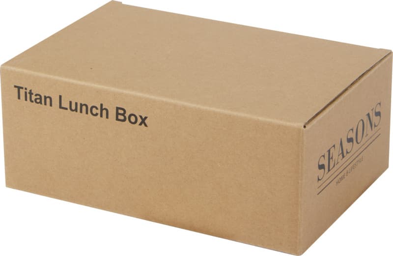 Titan 750 ml recycled stainless steel lunch box 6