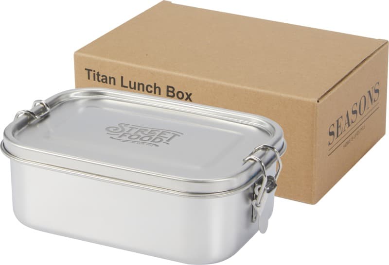 Titan 750 ml recycled stainless steel lunch box 7