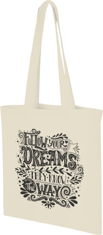 Carolina 100 g/m² cotton tote bag 7L 7