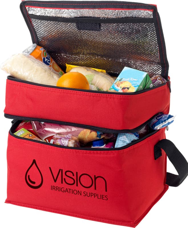 Oslo 2-zippered compartments cooler bag 13L 16