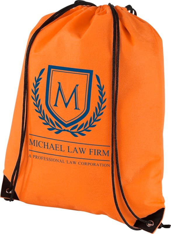 Evergreen non-woven drawstring bag 5L 14