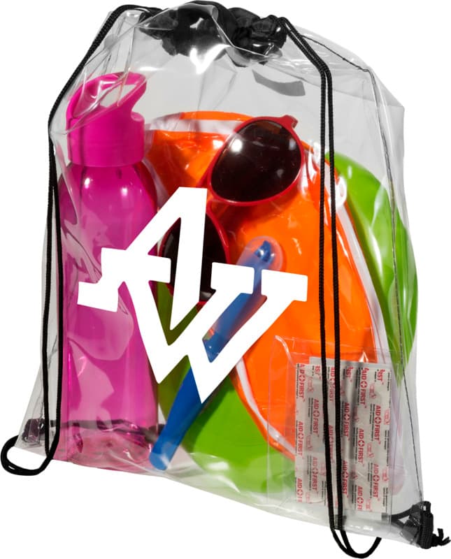 Lancaster transparent drawstring bag 5L 4