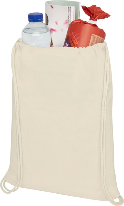 Oregon 100 g/m² cotton drawstring bag 5L 3