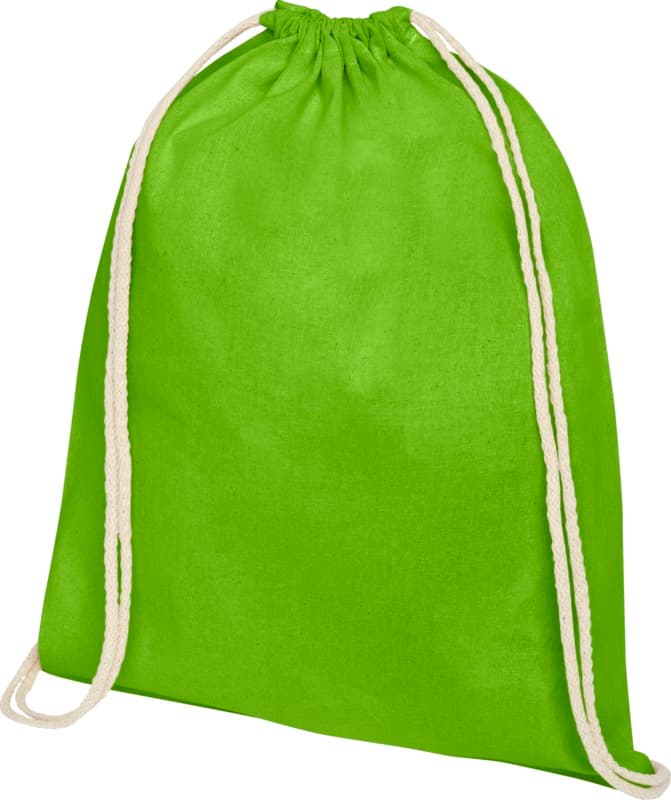 Oregon 100 g/m² cotton drawstring bag 5L 55