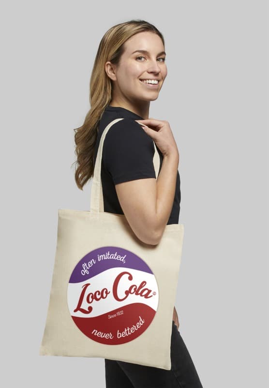 Madras 140 g/m² cotton tote bag 7L 96