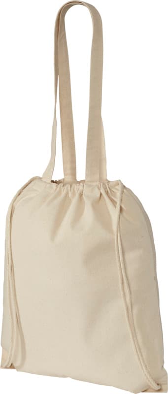 Eliza 240 g/m² cotton drawstring bag 6L 3
