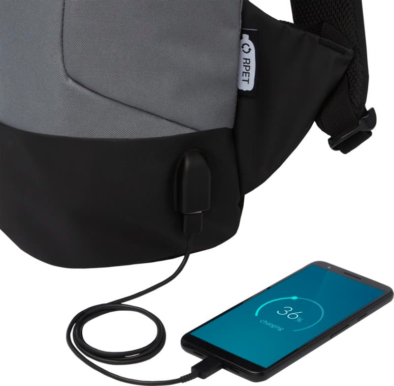 Cover GRS RPET anti-theft backpack 18L 4