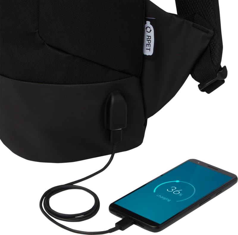 Cover GRS RPET anti-theft backpack 18L 11