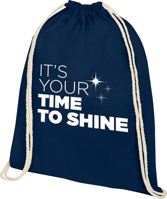 Oregon 140 g/m² cotton drawstring bag 5L 24