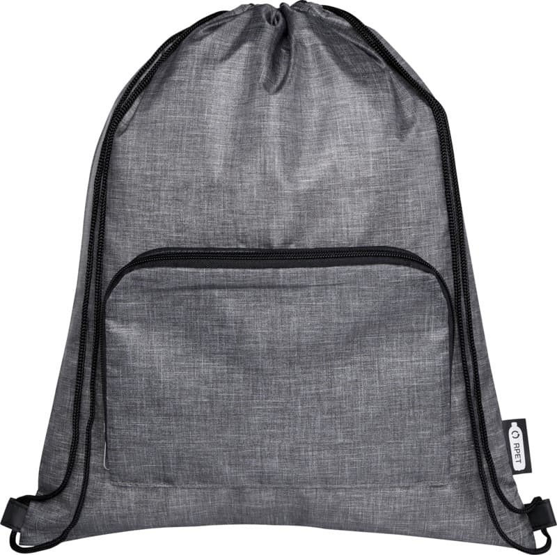 Ash recycled foldable drawstring bag 7L 2