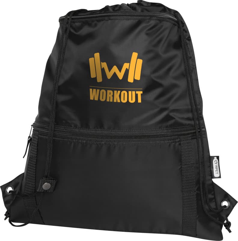 Adventure recycled insulated drawstring bag 9L 16