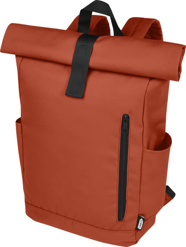 Byron 15.6" GRS RPET roll-top backpack 18L 17