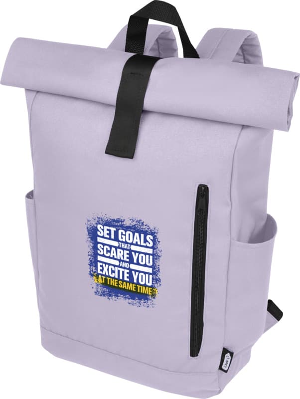 Byron 15.6" GRS RPET roll-top backpack 18L 32