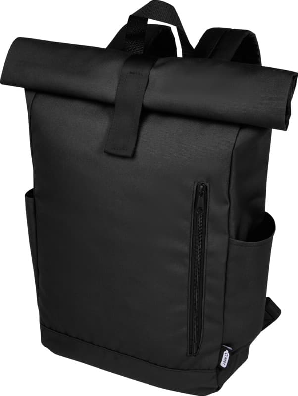 Byron 15.6" GRS RPET roll-top backpack 18L 64