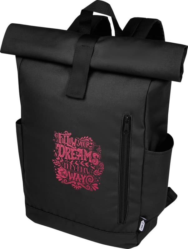 Byron 15.6" GRS RPET roll-top backpack 18L 71