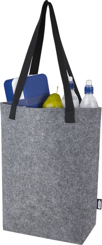 Felta GRS recycled felt tote bag with wide bottom 12L 4