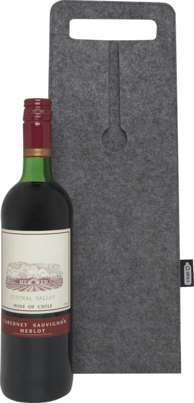 Felta 75 cl GRS recycled felt wine bag 4