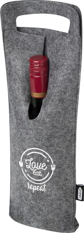 Felta 75 cl GRS recycled felt wine bag 5
