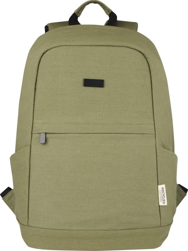 Joey 15.6" GRS recycled canvas anti-theft laptop backpack 18L 10