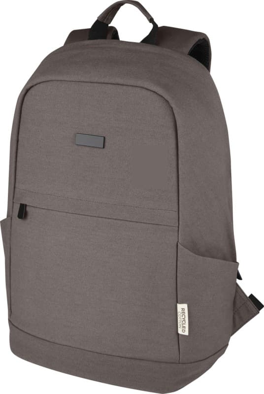 Joey 15.6" GRS recycled canvas anti-theft laptop backpack 18L 17