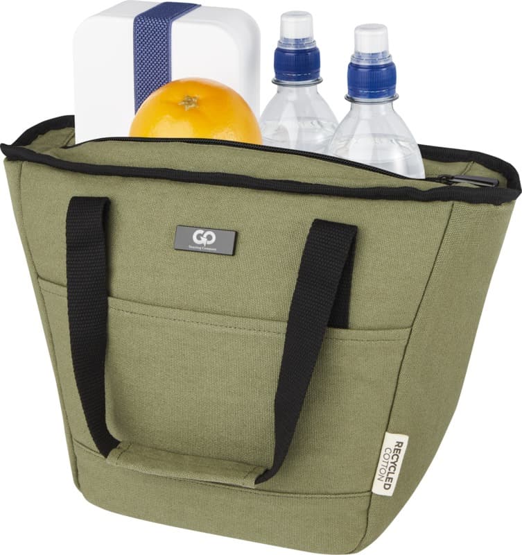 Joey 9-can GRS recycled canvas lunch cooler bag 6L 14