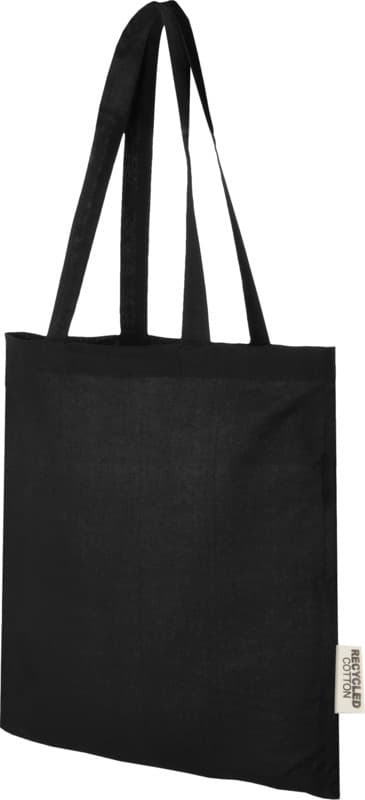 Madras 140 g/m2 GRS recycled cotton tote bag 7L 26
