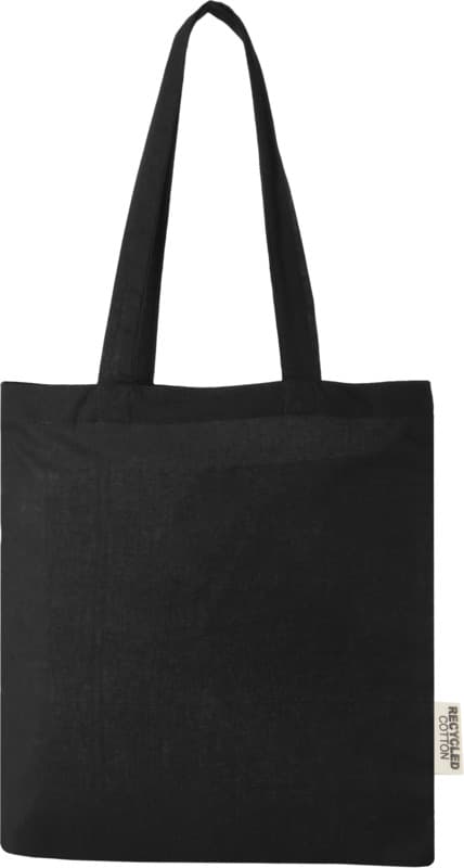 Madras 140 g/m2 GRS recycled cotton tote bag 7L 27