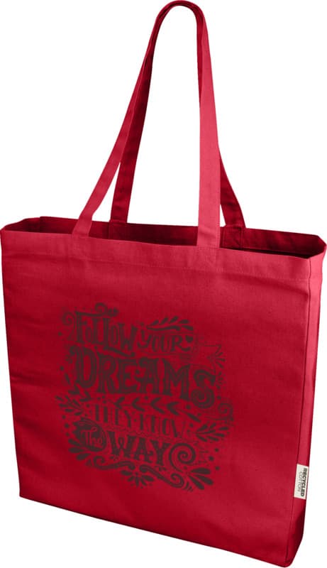 Odessa 220 g/m² GRS recycled tote bag 13L 21