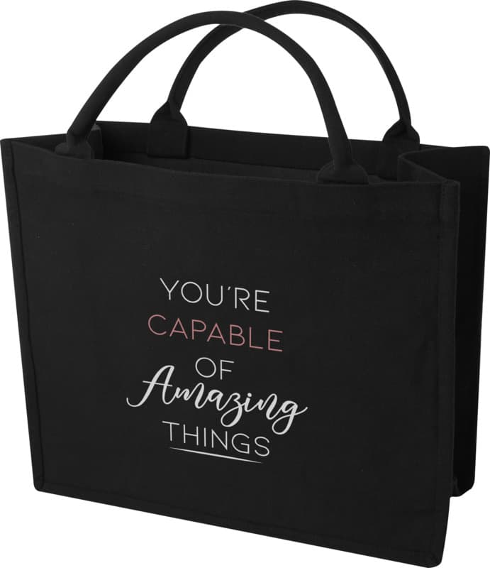 Page 500 g/m² Aware™ recycled book tote bag 30