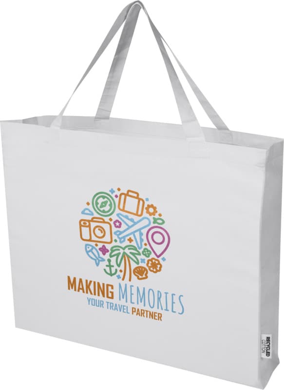 Odessa 220 g/m² GRS recycled cotton tote bag 40L 6