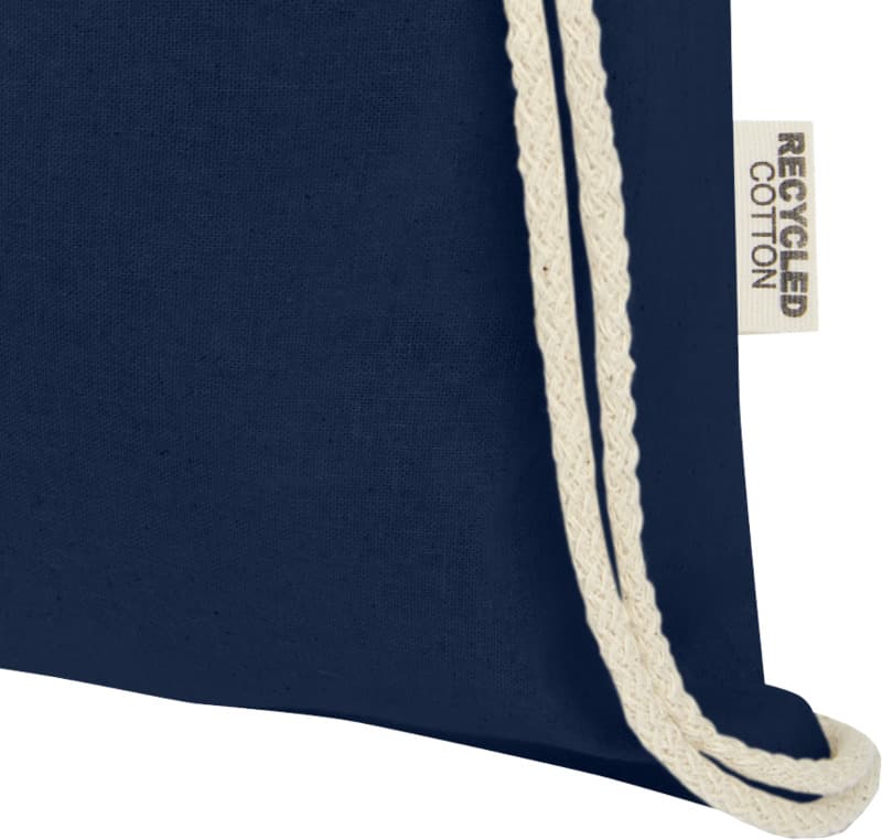 Oregon 140 g/m² GRS recycled cotton drawstring bag 19