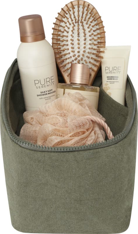 Pack 500 g/m² Aware™ recycled toiletry organiser 18