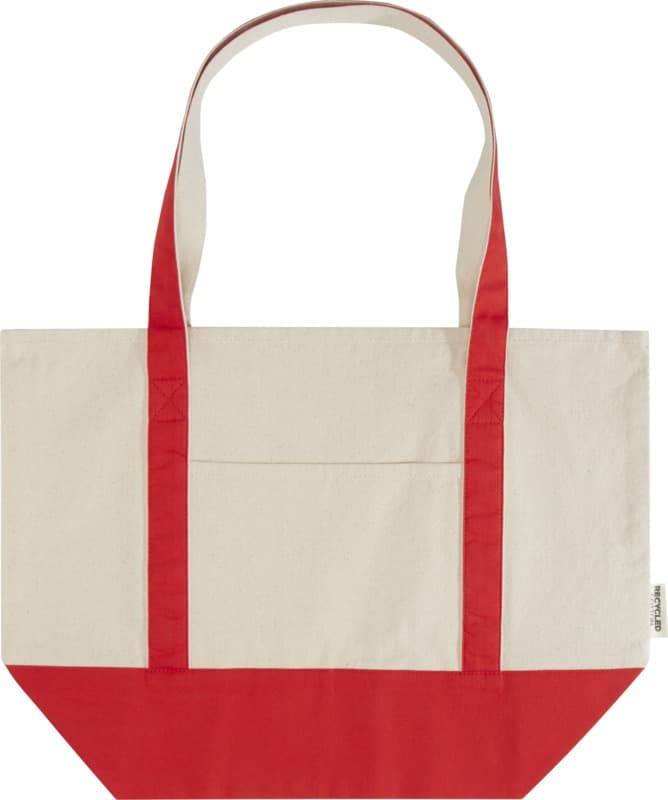 Sam 320 g/m² GRS recycled cotton tote bag 2
