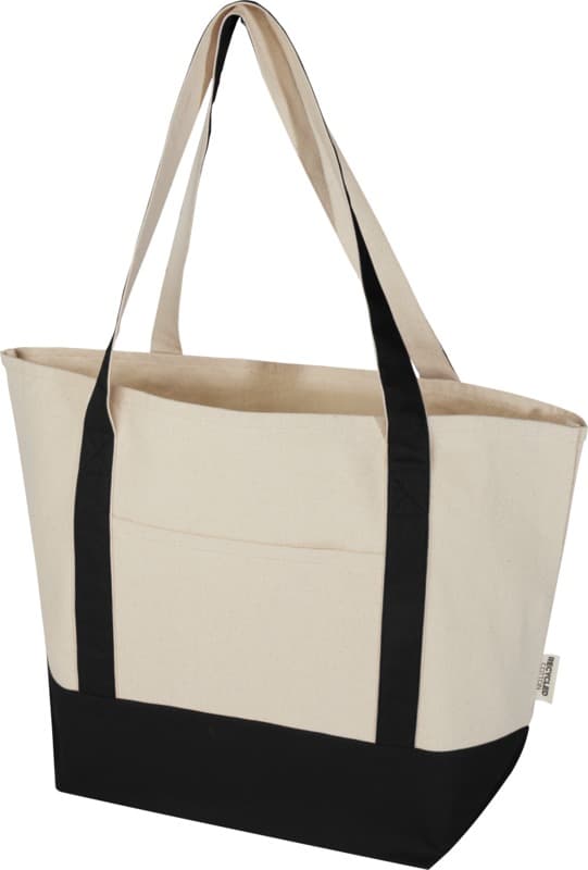 Sam 320 g/m² GRS recycled cotton tote bag 15