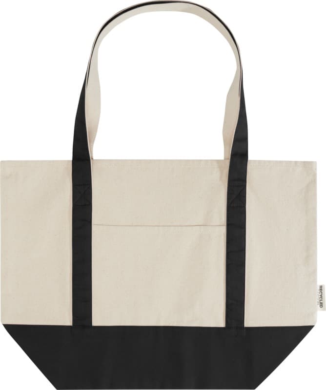 Sam 320 g/m² GRS recycled cotton tote bag 16
