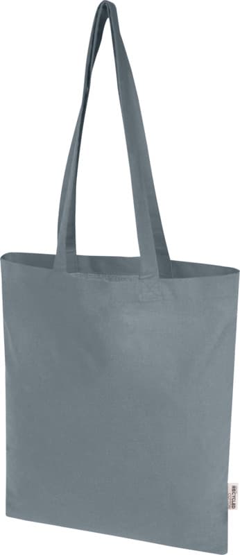 Madras Blend 140 g/m² GRS recycled cotton tote bag 7L 26