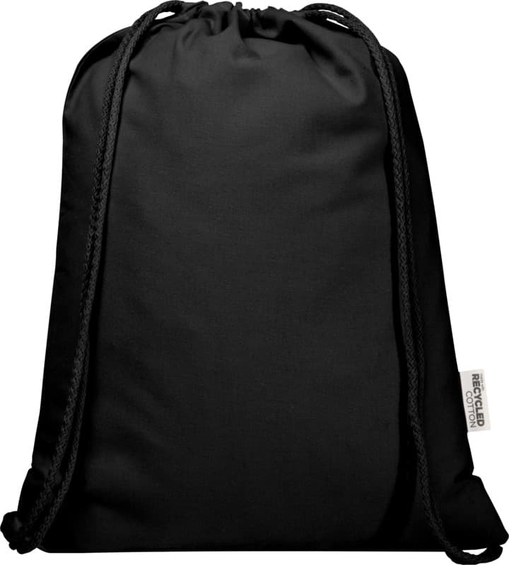 Oregon Blend 140 g/m² GRS recycled drawstring bag 5L 27