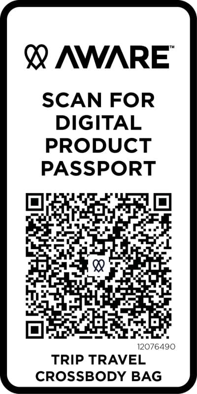 Trip Aware™ recycled travel crossbody bag 1L 21