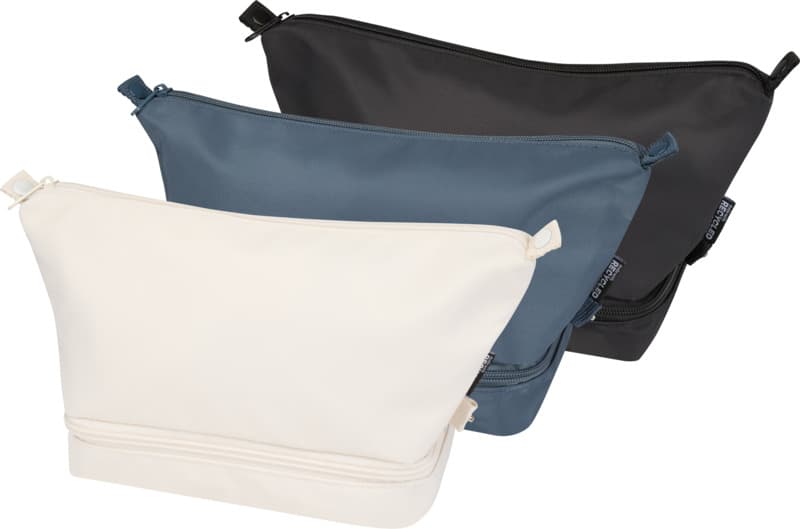 Trip Aware™ recycled travel toiletry bag 6L 6